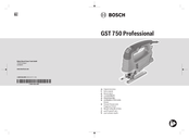 Bosch GST 750 Professional Notice Originale