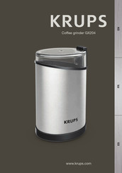 Krups GX204 Mode D'emploi