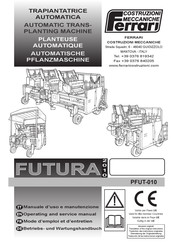 Ferrari PFUT-010 Mode D'emploi Et D'entretien