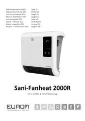 EUROM Sani-Fanheat 2000R Manuel D'utilisation