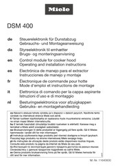 Miele DSM 400 Mode D'emploi Et Instructions De Montage
