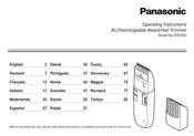 Panasonic ER2302 Mode D'emploi