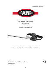 Racing RAC610EHT Manuel D'instructions