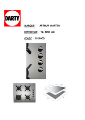 ARTHUR MARTIN TG 4057 Mode D'emploi