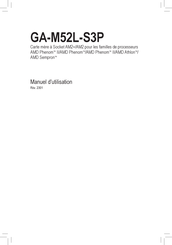Gigabyte GA-M52L-S3P Manuel D'utilisation