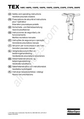 Atlas Copco TEX 220PS Prescriptions De Sécurité Et Instructions Pour L'opérateur