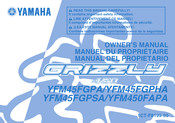 Yamaha YFM45FGPHA Manuel Du Propriétaire