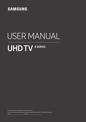 Samsung UE55NU8000 Guide D'utilisation