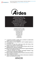 ARDES AR4C06 Mode D'emploi