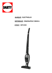 Electrolux Ergorapido ZB2816 Mode D'emploi