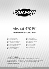Carson Airshot 470 RC Manuel D'instructions