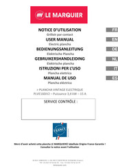 LE MARQUIER PLVE160iV2 Notice D'utilisation