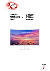 Samsung CF32F391 Manuel De L'utilisateur