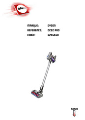 Dyson DC62 PRO Manuel D'utilisation