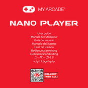 My Arcade NANO PLAYER Manuel De L'utilisateur