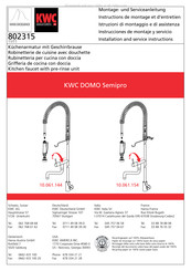 KWC DOMO Semipro 10.061.154 Instructions De Montage Et D'entretien
