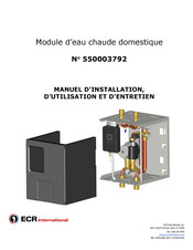 ECR International 550003792 Manuel D'installation, D'utilisation Et D'entretien