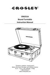 Crosley Bound CR6251A Manuel D'utilisation