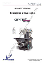 Optimum OPTimill MT 200 Manuel D'utilisation