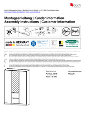 Rauch M2226 45057.8200 Instructions De Montage