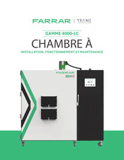 Trane Technologies Farrar 4102-LC Consignes D'installation, Fonctionnement Et Maintenance