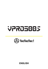 TecTecTec VPRO500S Mode D'emploi