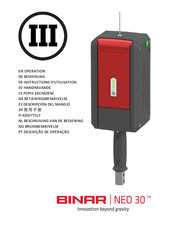 BINAR NEO 30 Instructions D'utilisation
