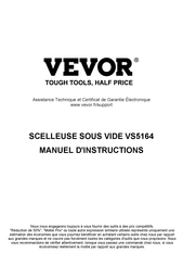 VEVOR VS5164 Manuel D'instructions