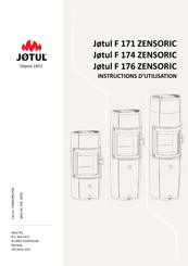 Jotul F 171 ZENSORIC Instructions D'utilisation