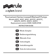 Xylem Rule Tournament 401C Mode D'emploi