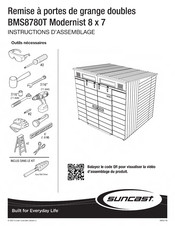 Suncast Modernist BMS8780T Instructions D'assemblage