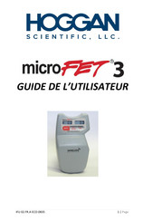 Hoggan Scientific MicroFET 3 Guide De L'utilisateur