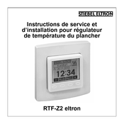 Stiebel Eltron RTF-Z2 Instructions De Service