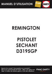 Remington Style Edition D3195GP Mode D'emploi