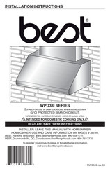 Best WPD38I Serie Guide D'installation