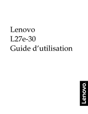 Lenovo L27e-30 Guide D'utilisation