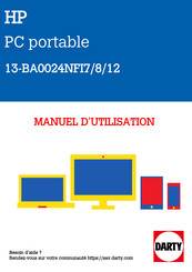 HP 13-BA0024NFI12 Manuel De L'utilisateur