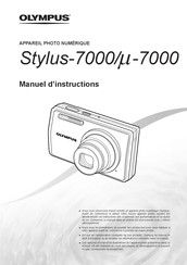 Olympus Stylus-7000 Manuel D'instructions