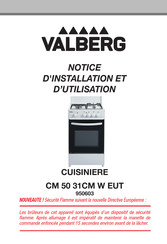 VALBERG CM 50 31CM W EUT Notice D'installation Et D'utilisation
