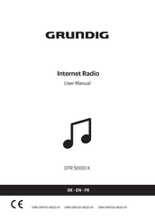 Grundig DTR 5000 X Mode D'emploi