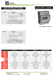 ICS Schneider Messtechnik 10782100W Mode D'emploi