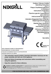 Nexgrill 720-1057A Mode D'emploi