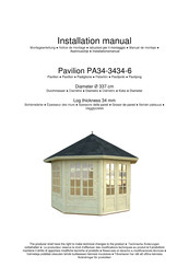 Palmako PA34-3434-6 Notice De Montage