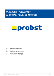 probst SG-80-MAXI-PGL2 Instructions D'emploi