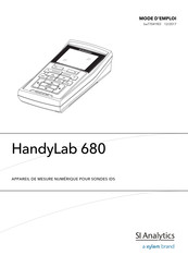 Xylem SI Analytics HandyLab 680 Mode D'emploi