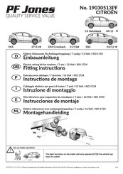 PF Jones 19030513PF Instructions De Montage