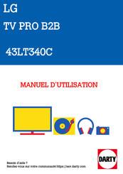 LG 43LT340C Manuel D'utilisation