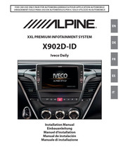 Alpine X902D-ID Manuel D'installation