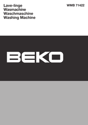 Beko WMB 71422 Mode D'emploi