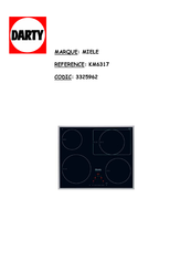 Miele KM 6316 Notice D'utilisation Et De Montage